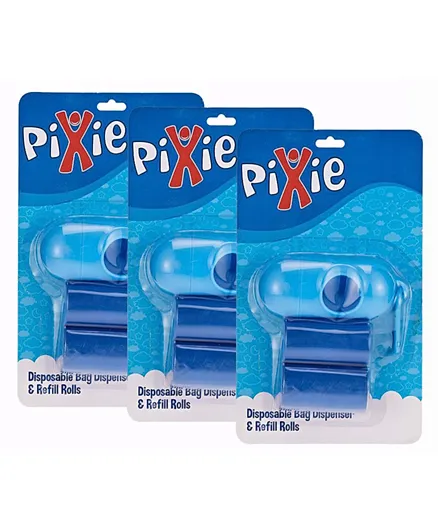 Pixie Disposable Dispenser Bag & Refill Blue - Buy 2 Get 1 Free