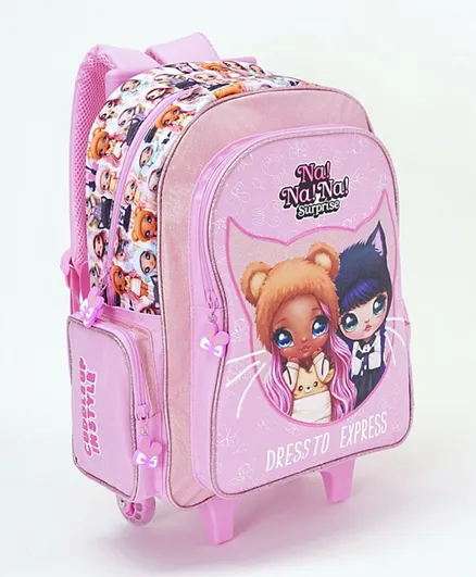 Na!Na!Na! Surprise Trolley Bag Pink - 16 Inch
