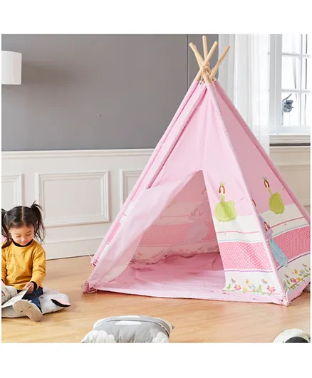 خيمة لعب للأطفال من هوم كانفاس - وردية اللون