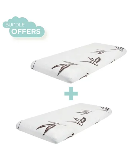 Moon Soft And Supportive Memory Foam First Pillow - Pack of 2