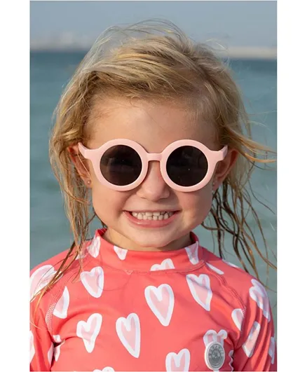 نظارات شمسية مرنة للأطفال بدوي - وردي