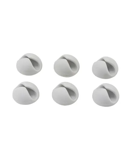 Bluelounge Cable Drop White Color Pack of 6