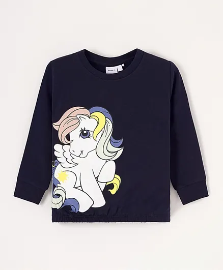 Name It Unicorn Sweatshirt - Dark Sapphire