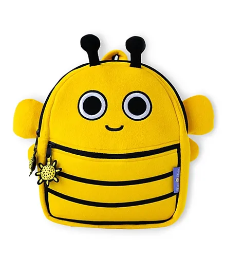 Milk&Moo Buzzy Bee Toddler Backpack Yellow - 10 Inches