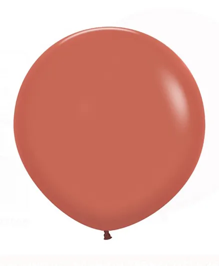 Sempertex Round Latex Balloons Terracotta - 3 Pieces
