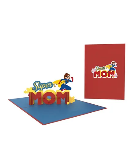 GENERIC Super Mom Pop Up Card