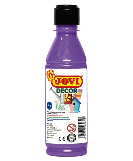 Jovi Decor Acrylic Bottle Of Violet - 250ml