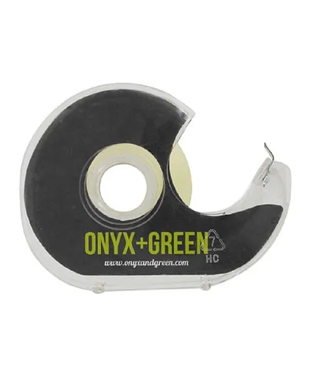 Onyx & Green Clear Tape with Full Dispenser (4600) - Black