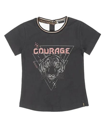 DJ Dutchjeans Courage T-shirt - Grey