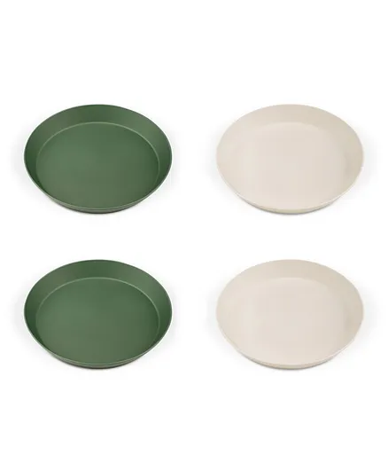 Citron 2022 PLA Plate Set Green/Cream - Pack Of 4