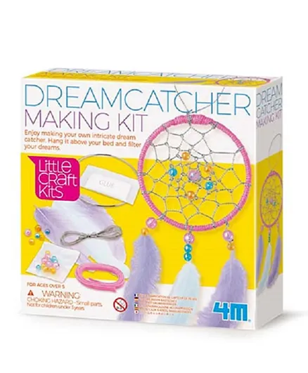 4M Little Craft / Dream Catcher Making Kit - Multicolour