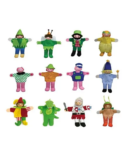 Andreu Toys Finger Puppets 12 Characters Easter - 13 cm