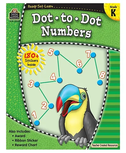 Teacher Created Resource Ready Set Learn Dot to Dot Numbers - 64 Pages