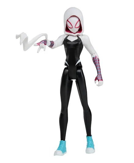 Spider Man: Across the Spider-Verse Spider-Gwen Action Figure with Web Accessory - 6 Inch