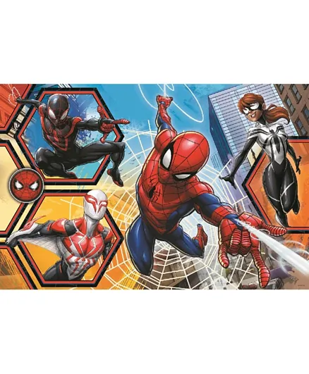 TREFL Marvel Spider-Man Spring Into Action Puzzle Set