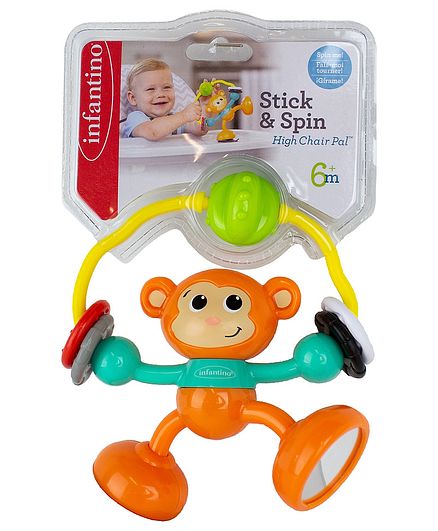 Infantino Stick & Spin High Chair Pal Monkey - Multicolor Online in UAE ...