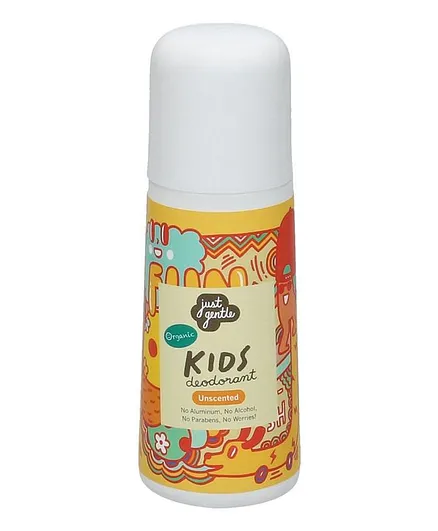 Just Gentle Organic Kids Deodorant Unscented - 60 mL