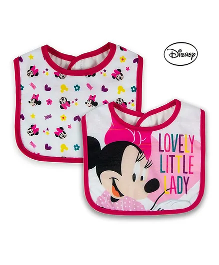 Disney Minnie Mouse Bibs - Pack of 2