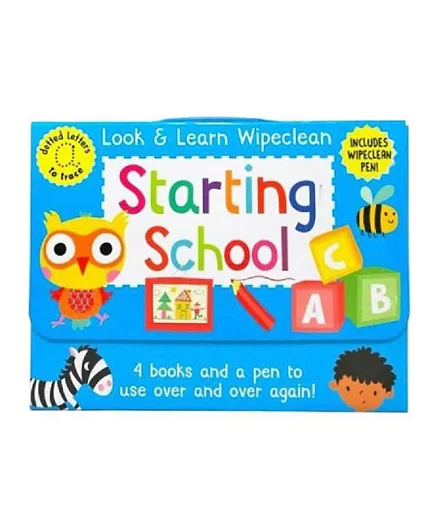 Wipe Clean Pack Starting School - English