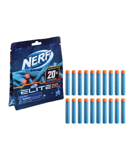 Nerf Elite 2.0 Dart Refill - 20 Nerf Elite Darts