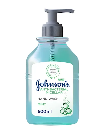 Johnson & Johnson Anti-Bacterial Micellar Mint Hand Wash - 500mL