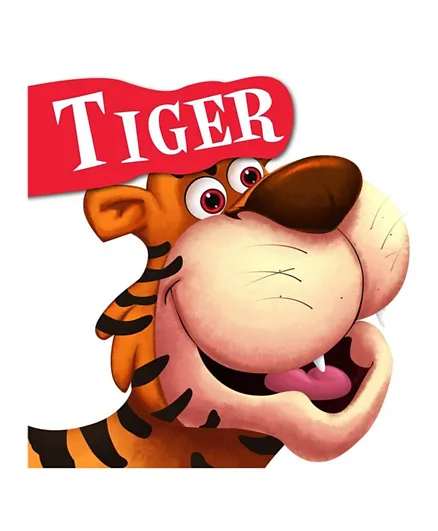 Tiger Cutout Board Book - English