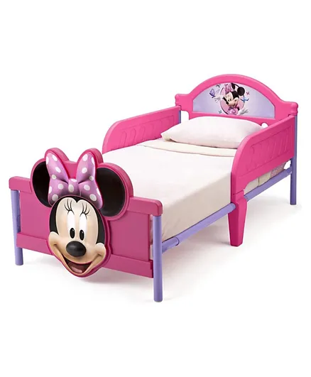 Delta Children Minnie Mouse Plastic 3D Toddler Bed - BB87188MN-1058