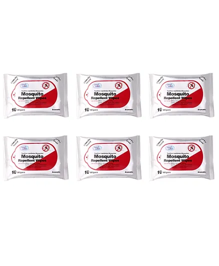 Cool & Cool Mosquito Repellent Wipes - Pack Of 6