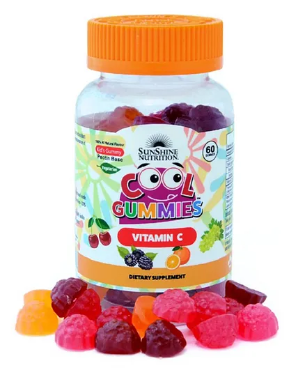 Sunshine Nutrition Cool Gummies Vitamin C - 60 Gummies