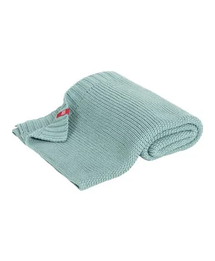 Vox Organic Knitted Blanket - Mint