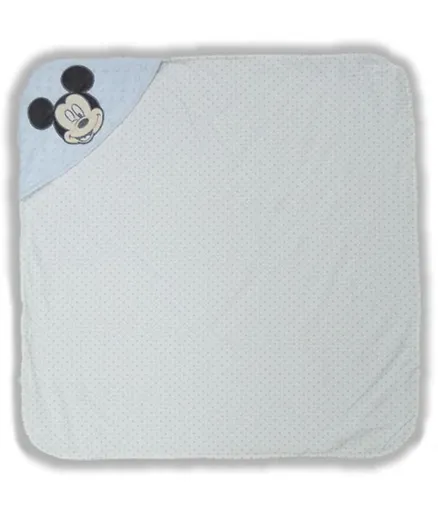 Disney Baby Mickey Mouse Hooded Blanket - Blue