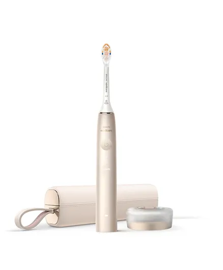 Philips Sonicare 9900 Prestige Rechargeable Electric Power Toothbrush (HX9992/21) with SenseIQ and AI-powered Sonicare app  - Champagne