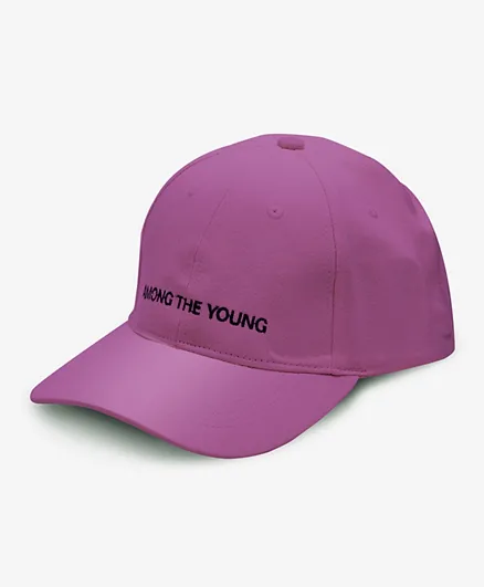Among the Young Logo Cap - Violet