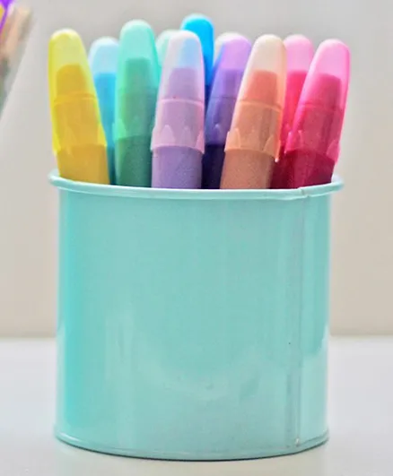أقلام جل ألوان مائية لامعة من أولي - طقم من 12