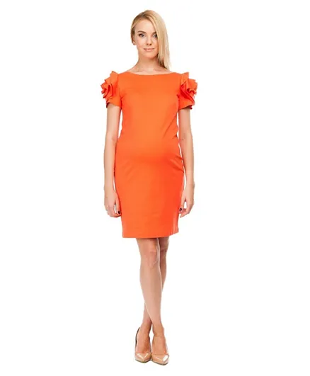 Mums & Bumps Pietro Brunelli Salisburgo Maternity Dress - Orange