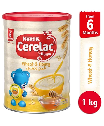 Nestlé Cerelac Wheat and Honey with Milk Infant Cereal - 1kg