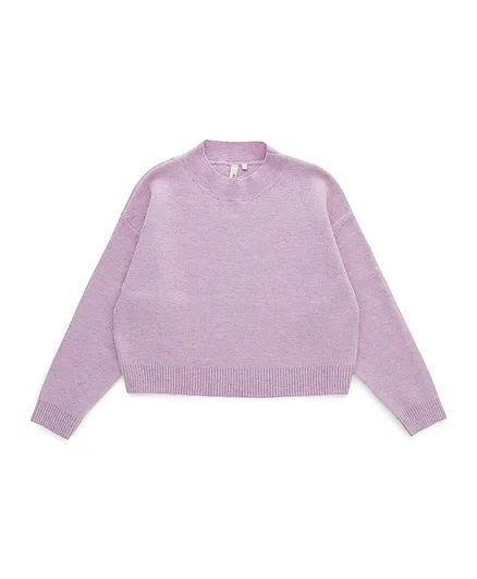 Little Pieces Turtle Neck Sweater - Lavendula