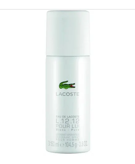 Lacoste Eau De L.12.12. White Deodorant Spray - 150mL