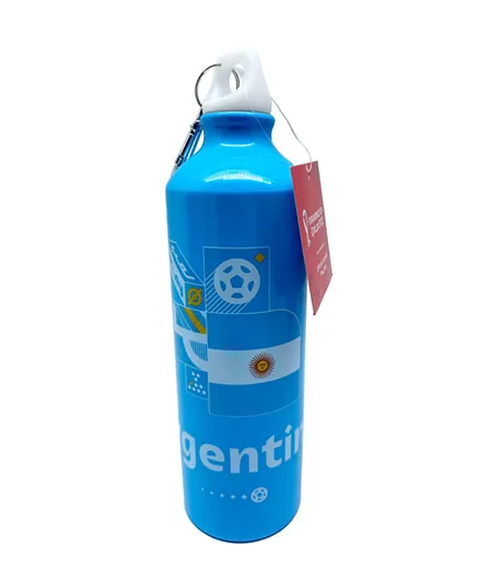 FIFA 2022 Country Aluminium Water Bottle with Loop Cap & Ring Holder Argentina - 750mL