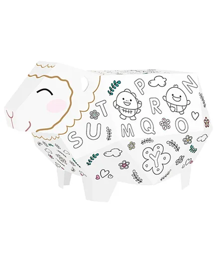 Eazy Kids  Doodle Erasable ABCD Learner Sheep - White