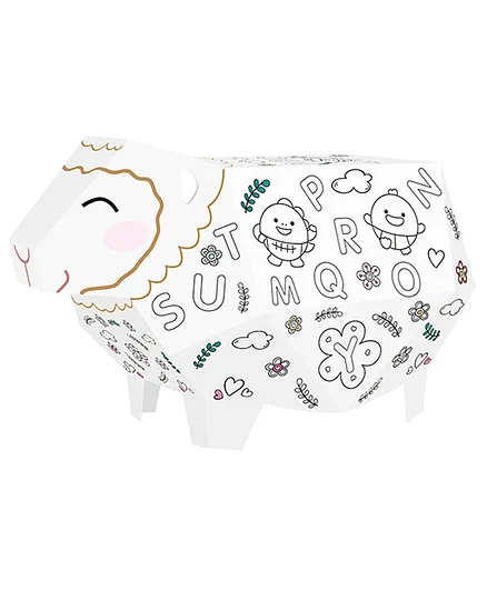 Eazy Kids  Doodle Erasable ABCD Learner Sheep - White