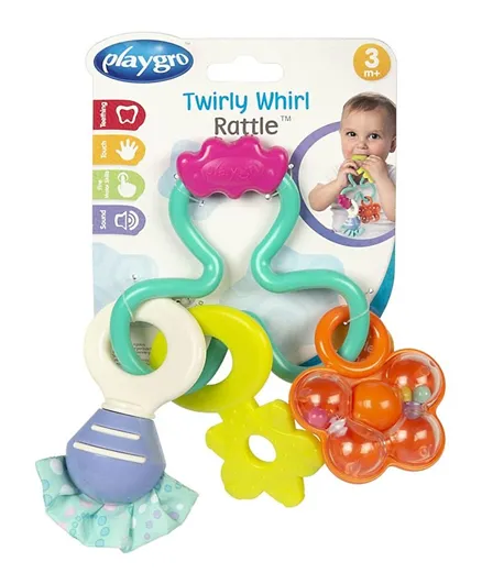 Playgro Twirly Whirl Rattle - Multicolor
