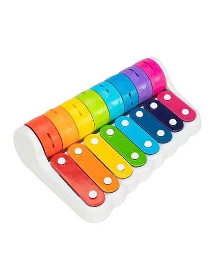 Fat Brain Toys Rock 'n Roller Piano - Multicolor
