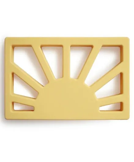 عضاضة موشي بتصميم الشمس - أصفر مطفي