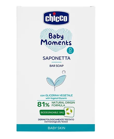 صابون من تشيكو بيبي مومنتس لبشرة الطفل - 100 جرام
