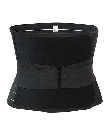 صانفينو حزام دعم بطني للحمل بتصميم عرضي متقاطع - أسود