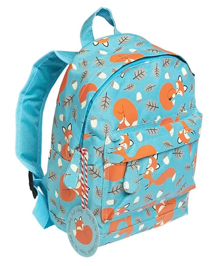 Rex London Rusty The Fox Mini Backpack Blue - 9.84 Inches