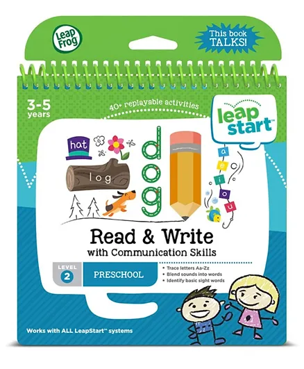 Leapfrog Leap Start Pre Kindergarten Activity Book Read & Write And Communication Skills - Multicolour