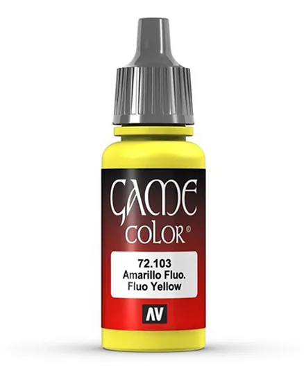 Vallejo Game Color Paint 72.103 Fluo Yellow - 17ml