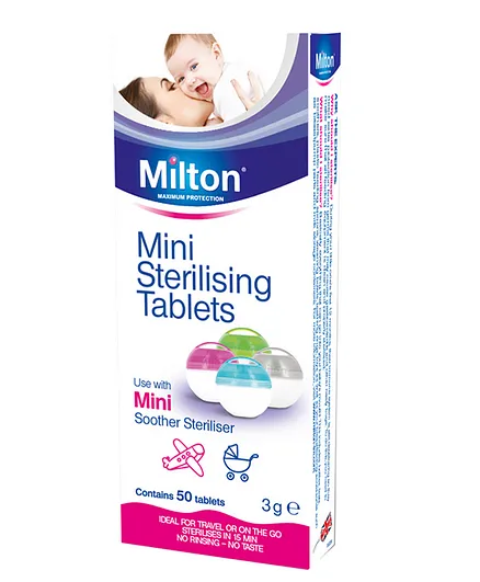 Milton Mini Sterilising Tablets - 50 Pieces